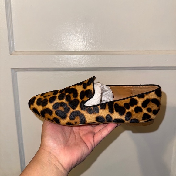 Jcrew Cheetah Loafers Sz 5 - Picture 7 of 8